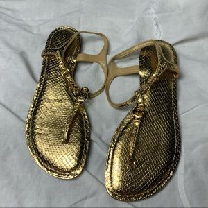 Michael Kors flat ankle strap sandals 7/37